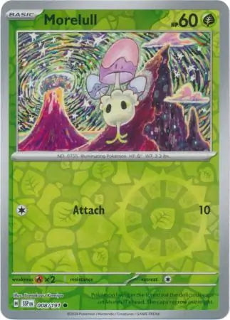 Surging Sparks Morelull #8/191 reverse holo